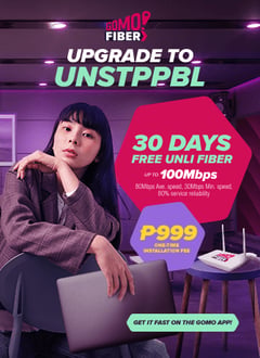 GOMO debuts fiber-mobile bundle for users