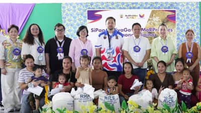Cash aid, P20 rice reach Carles