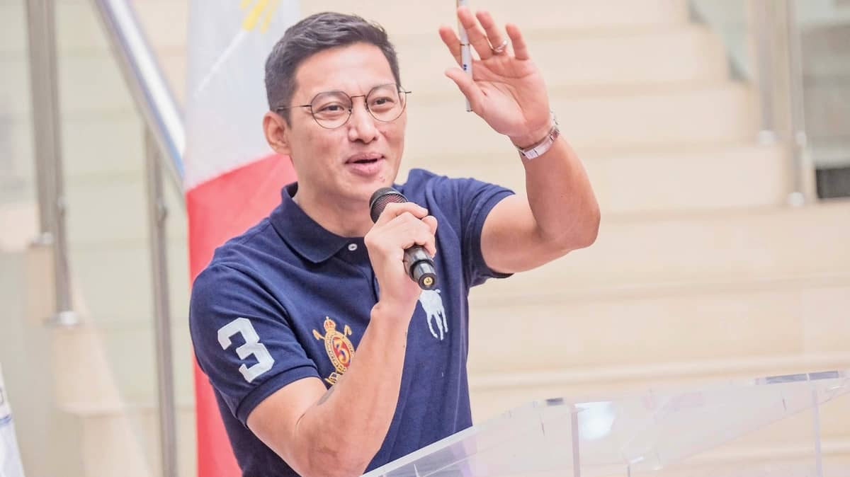 SANTO TOMAS, Batangas Councilor Allan Maligaya addresses the participants of DAILY TRIBUNE’s 15th AIF as he urged business owners and small enterprises to learn from the speakers’ knowledge and information on how to start a lucrative business.