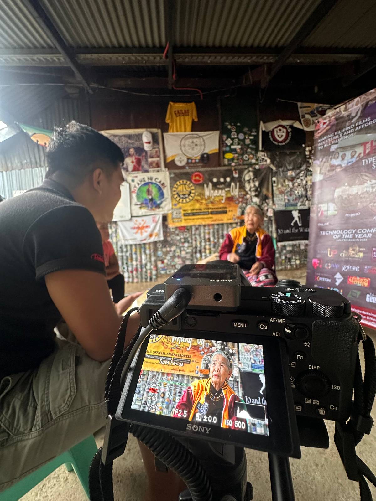 THE EdukSine team interviews Apo Whang-Od.