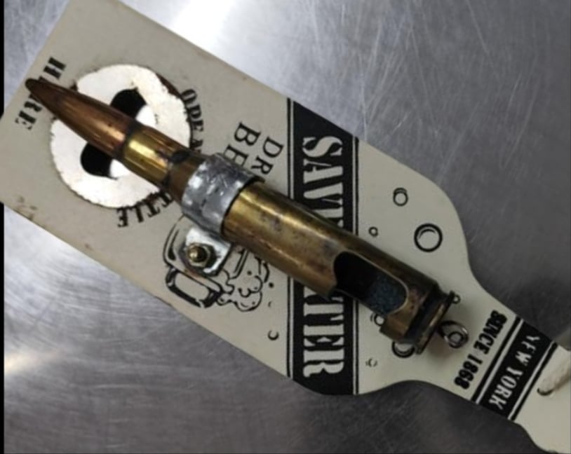 OTS intercepts bullet-shell bottle opener at NAIA
