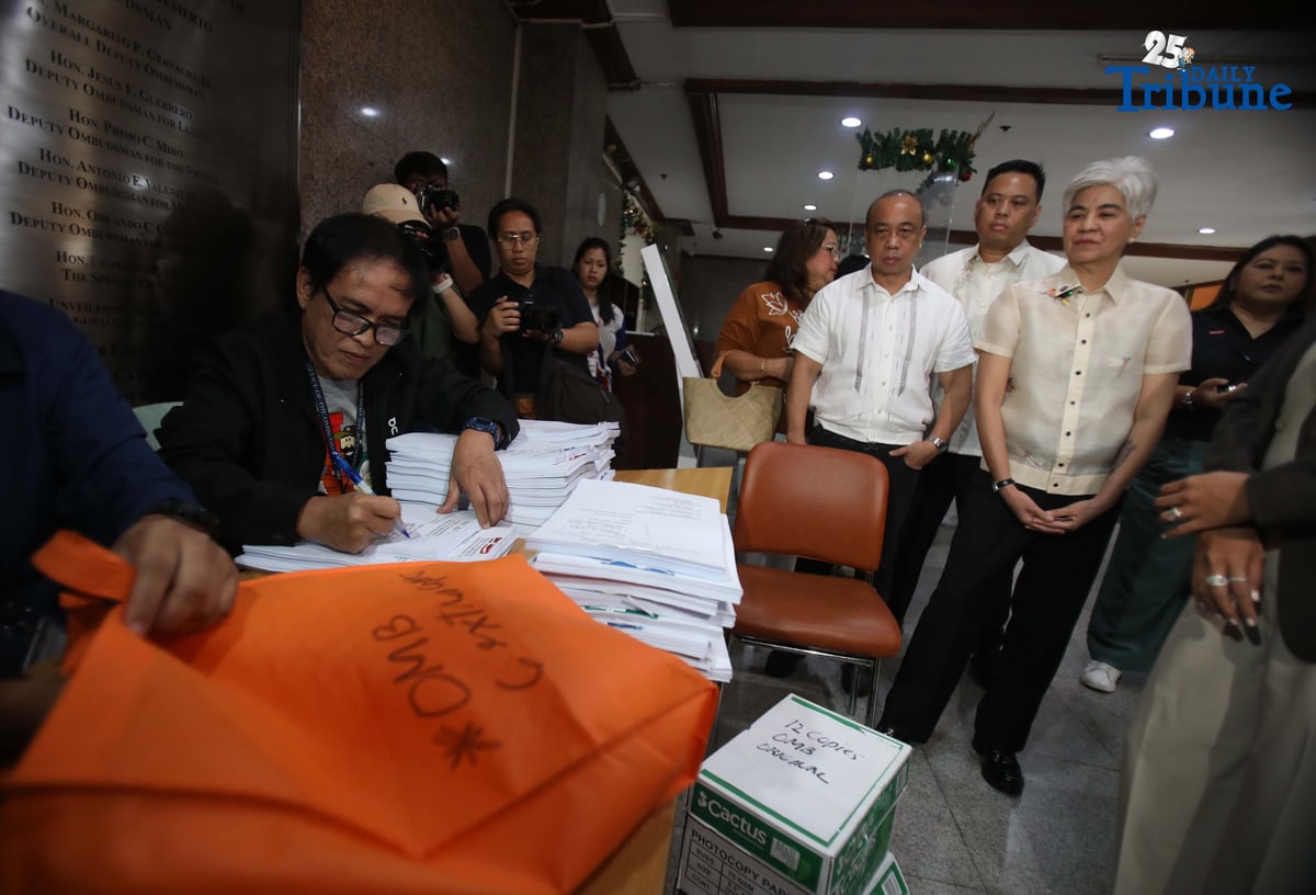 Former Liga ng mga Barangay–Manila president Dra. Leilani Marie H. Lacuna files criminal and administrative complaints before the Office of the Ombudsman on Tuesday, 2 December 2025, seeking preventive suspension of several city officials including Manila Mayor Francisco Domagoso and other newly elected Liga officers.