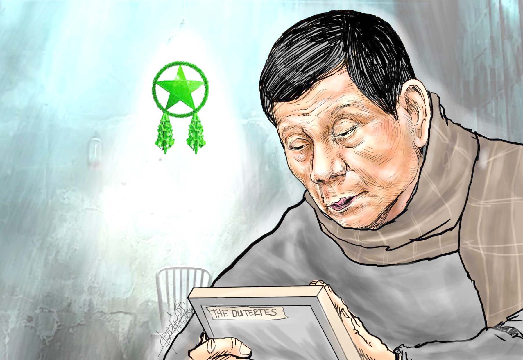 Duterte faces Christmas cold and alone
