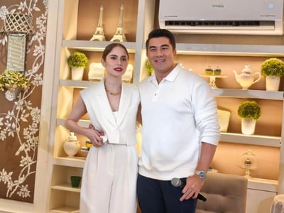 The Manzanos hold a Thanksgiving party for the entertainment press