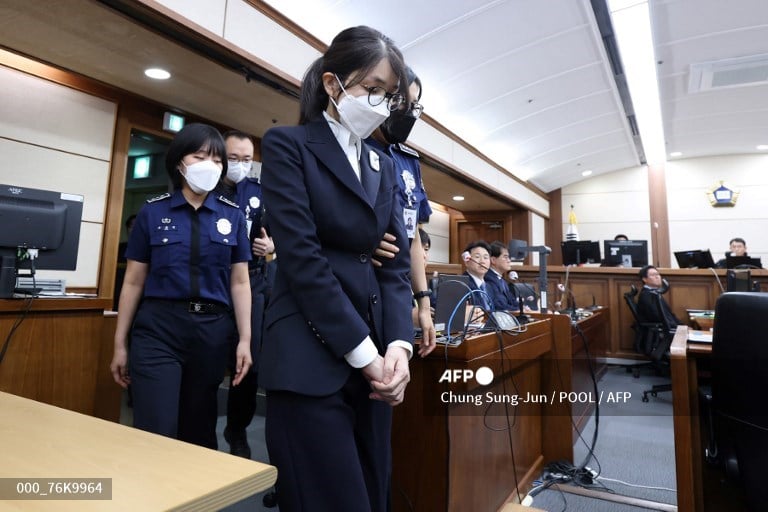 South Korea's ex-first lady accused of taking over $200,000 in bribes