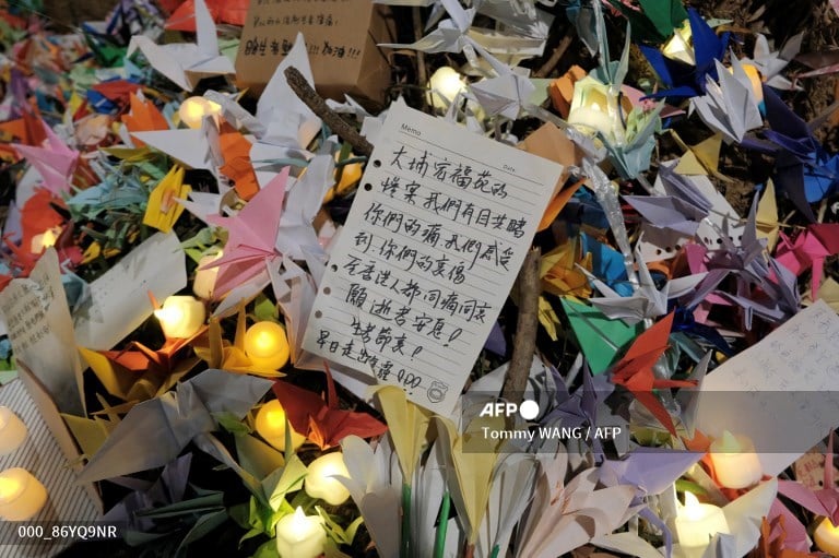 Hong Kong fire death toll hits 159 after towers searched