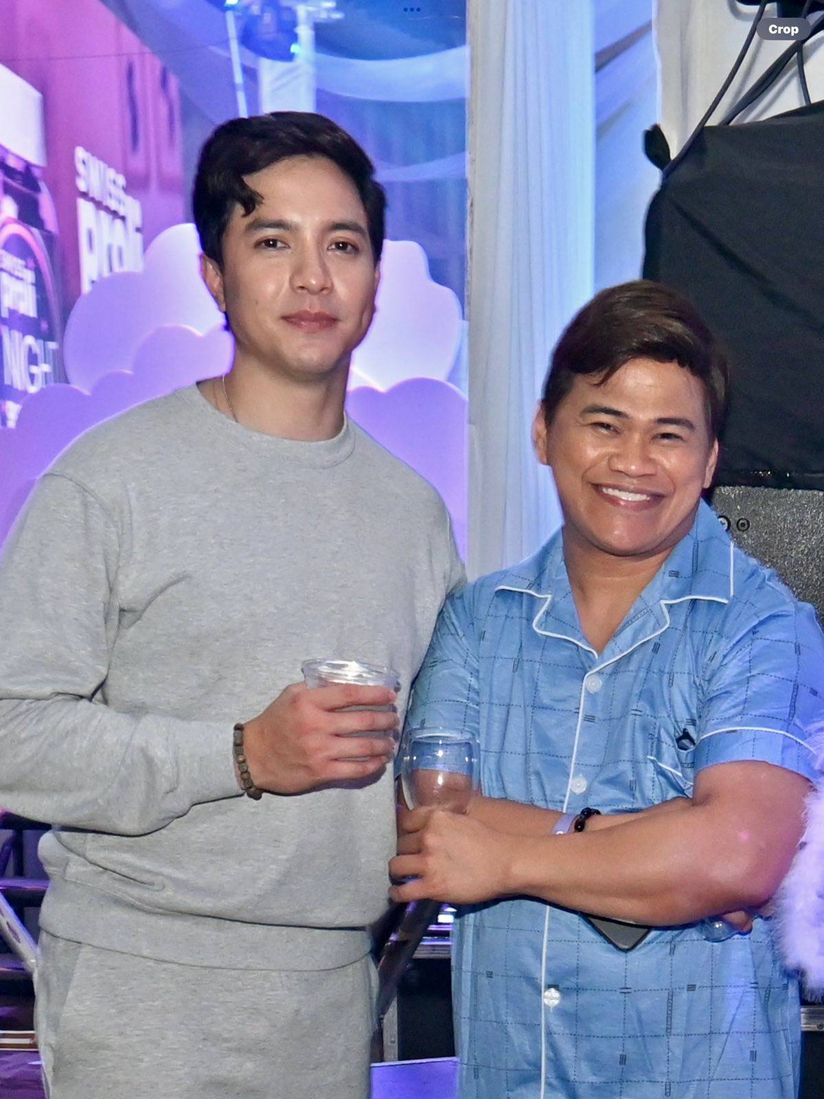 Alden Richards and Ogie Diaz.