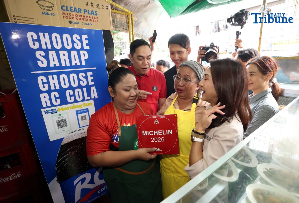 (December 05 2025) On Friday, December 5, 2025, Tourism Secretary Christina Garcia Frasco led the RestoRUN–MICHELIN Guide Plaque Distribution Restaurant Caravan at Morning Sun Eatery in Project 4, Quezon City. The event marks a milestone for the Department of Tourism following the historic first selection of the MICHELIN Guide in the Philippines. The Morning Sun Eatery offers Ilocano dishes and barbecue, earning a place in the first Michelin Guide Philippines 2026, announced on Oct. 30. The modest karinderya received the Bib Gourmand recognition, awarded to restaurants that serve exceptional food at reasonable prices, they are now among the 25 Bib Gourmand dining destinations in the Philippines. Photo/Analy Labor