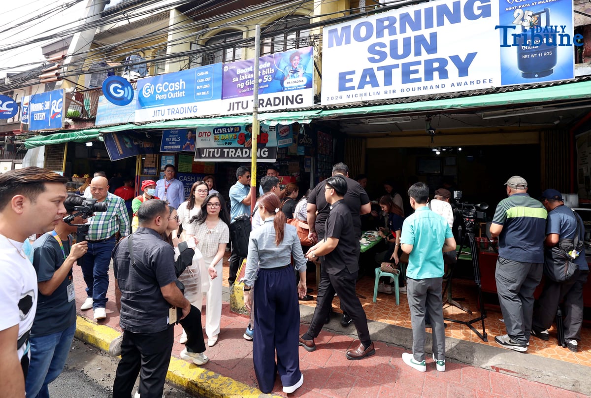 (December 05 2025) On Friday, December 5, 2025, Tourism Secretary Christina Garcia Frasco led the RestoRUN–MICHELIN Guide Plaque Distribution Restaurant Caravan at Morning Sun Eatery in Project 4, Quezon City. The event marks a milestone for the Department of Tourism following the historic first selection of the MICHELIN Guide in the Philippines. The Morning Sun Eatery offers Ilocano dishes and barbecue, earning a place in the first Michelin Guide Philippines 2026, announced on Oct. 30. The modest karinderya received the Bib Gourmand recognition, awarded to restaurants that serve exceptional food at reasonable prices, they are now among the 25 Bib Gourmand dining destinations in the Philippines. Photo/Analy Labor