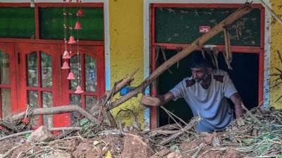 Landslides turn Sri Lanka village into burial ground