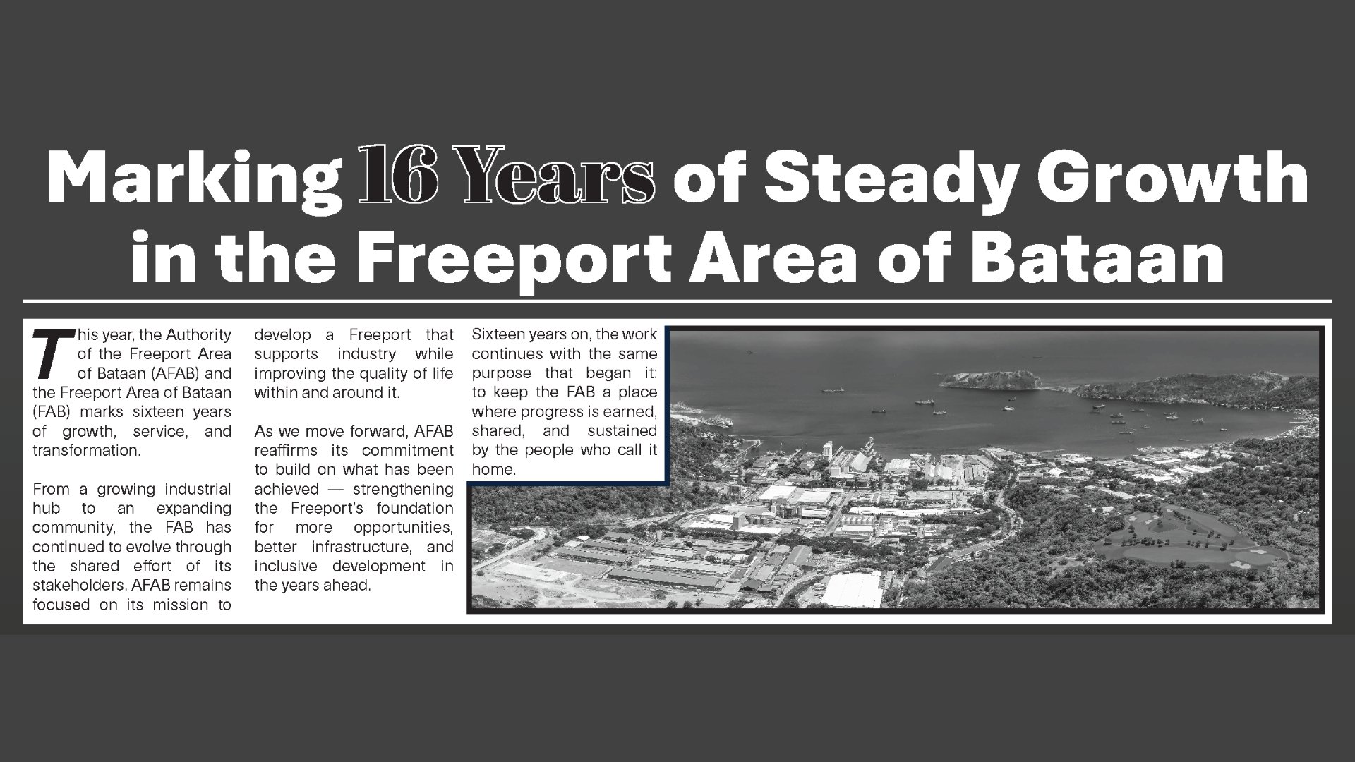 Freeport Area of Bataan
