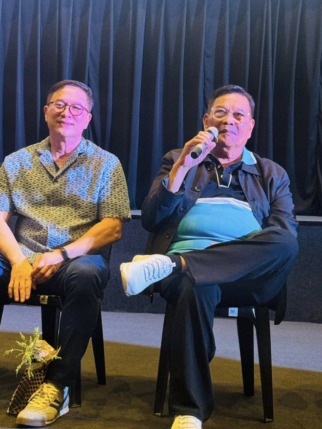 Actor Eric Quizon and director Joel Lamangan.