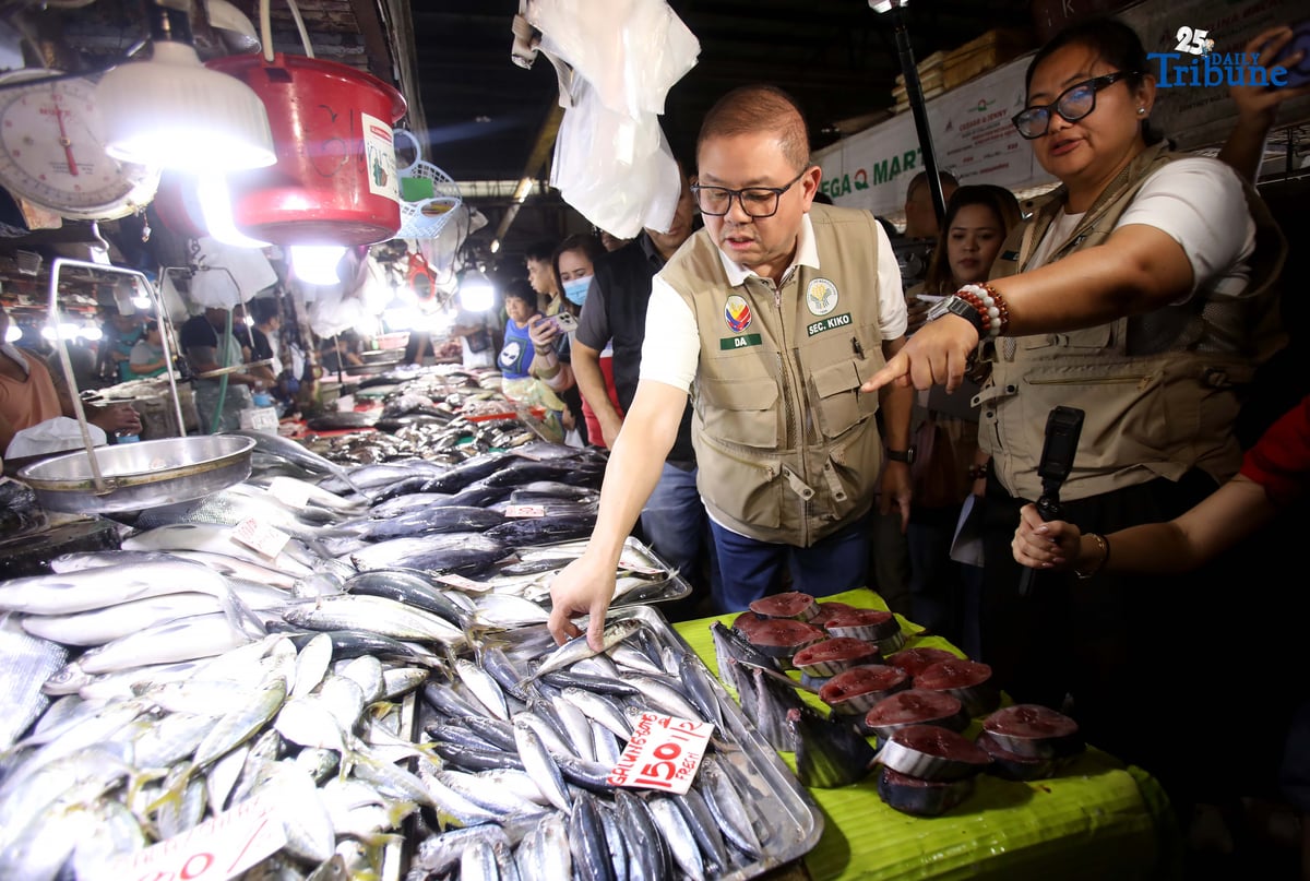 (December 05 2025) Department of Agriculture Secretary Francisco P. Tiu Laurel Jr conducted an inspection at Mega Qmart in Quezon City on Friday December 5 2025, to monitor the maximum suggested retail prices MSRP , specially on the meat and vegetables , to stabilize the price ahead of Christmas holidays, He said the Department of Agriculture is intensifying efforts to keep food prices stable through the holiday season, pointing to the sharp drop in rice, corn, vegetable, and meat prices and their crucial role in preserving the spending power of Filipino consumers—especially the poor. Photo/Analy Labor