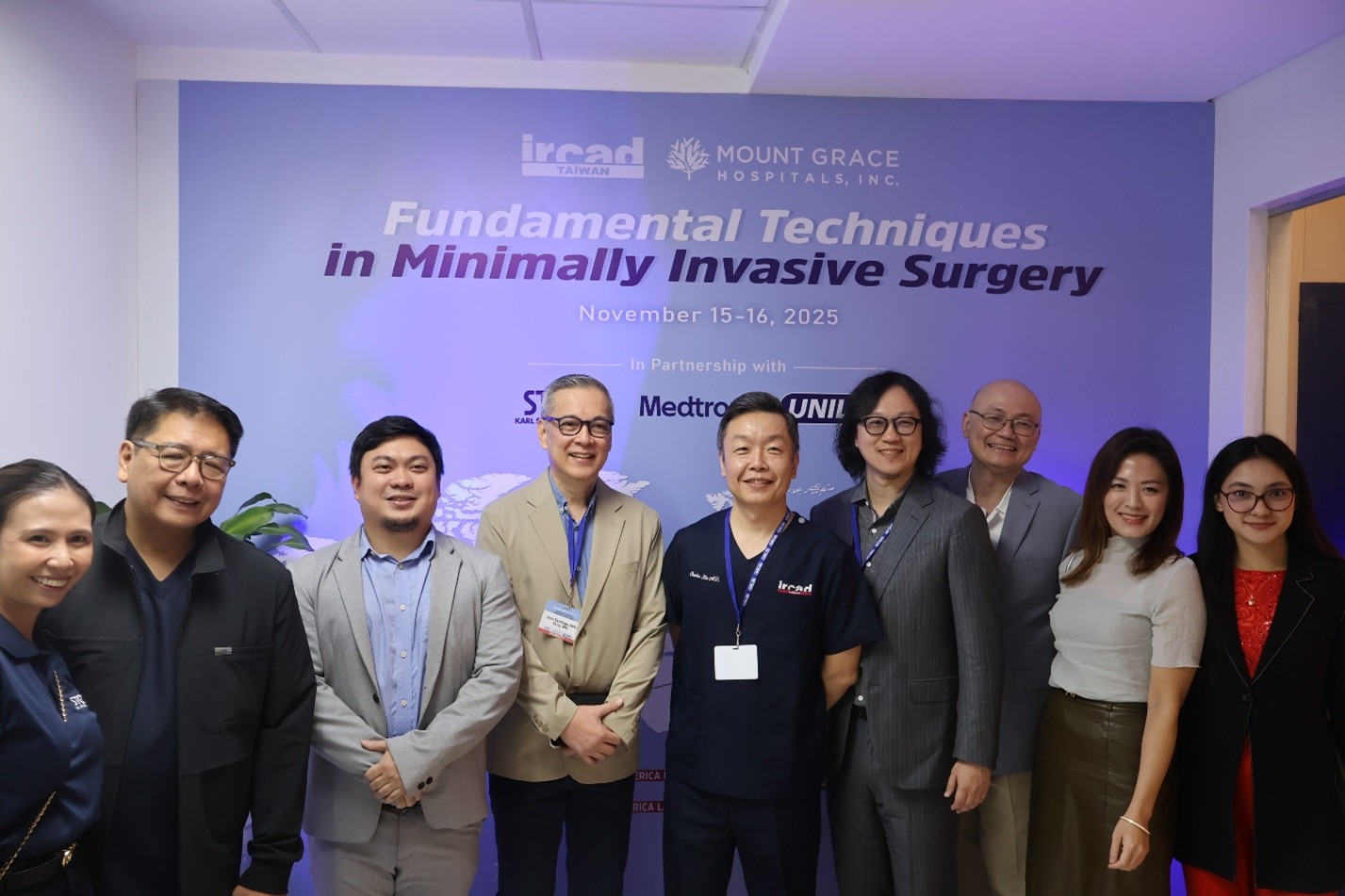 Mount Grace, IRCAD Taiwan boost surgeons’ MIS skills