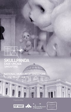 The Skullpanda exhibit opens in Singapore