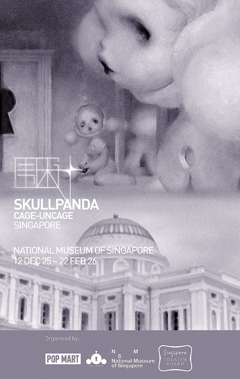 The Skullpanda exhibit opens in Singapore