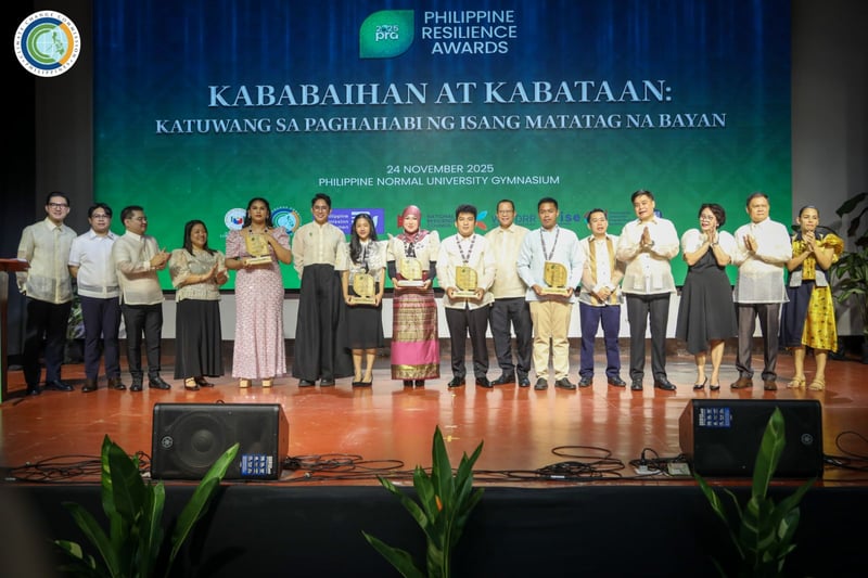 Women, youth climate champions recognized at Philippine Resilience Awards 2025