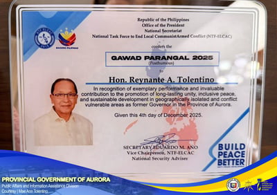 Late Aurora governor awarded posthumously by OPAPRU