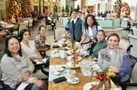CECILE Lorenzana, Iris Gonzales, Leah Caringal, Skeeter Turgut, Valerie Fischer, Jan Buenaflor and Teng San Luis.