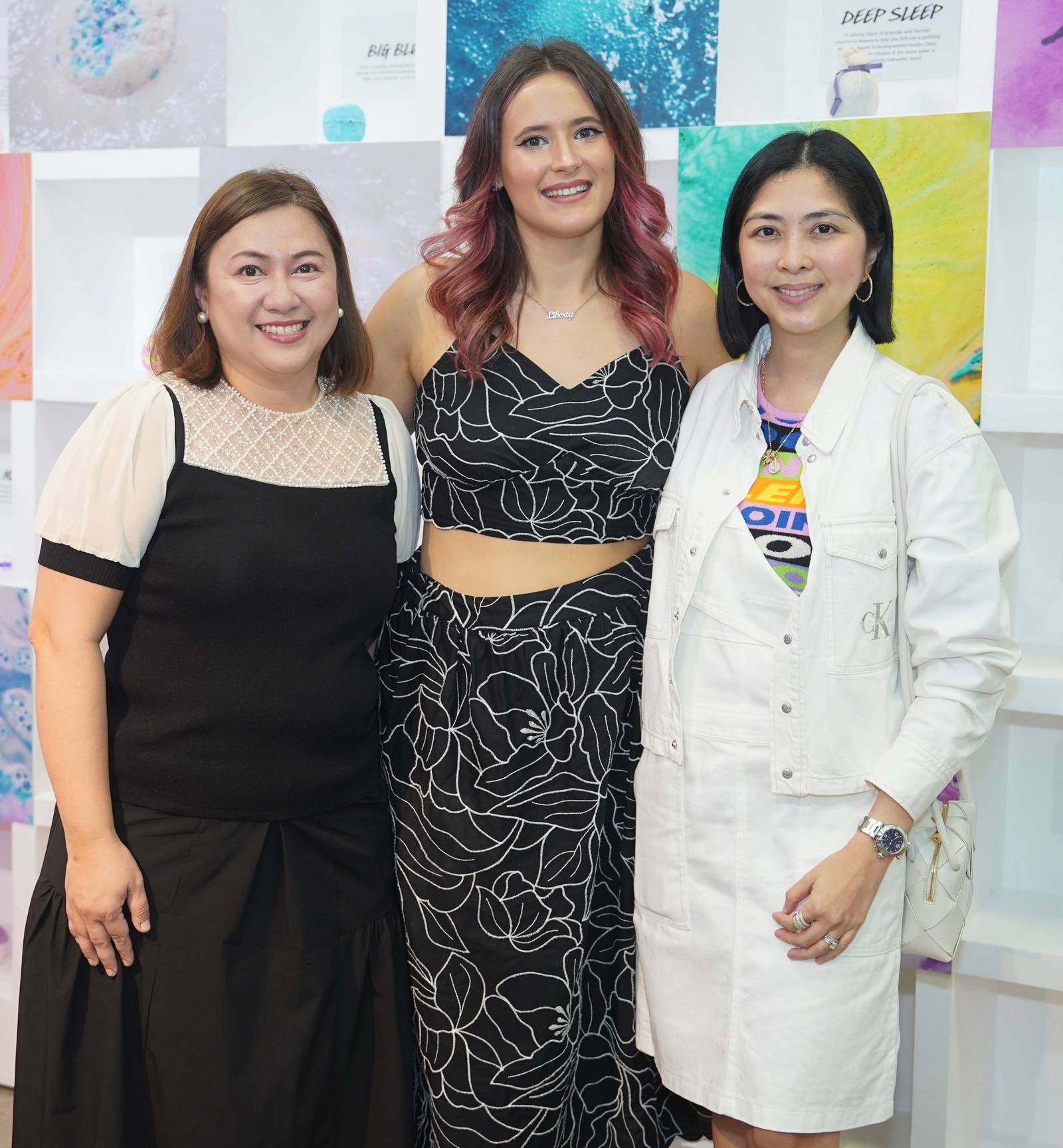 IDA Nones (SSI Merchandise group manager), Liberty Nicholls (LUSH International Partner Support Retailer) and Ina Garcia (SSI head of Marketing Communications).