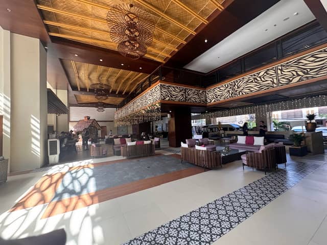 THE 5-star resort’s lobby.