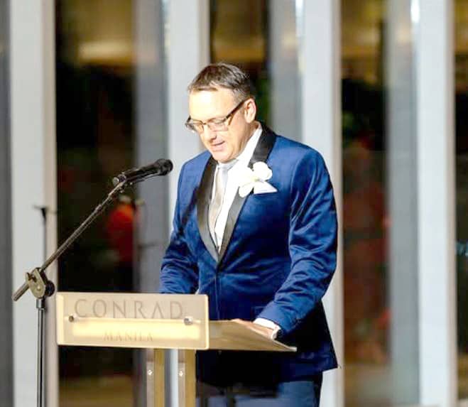CONRAD Manila general manager Rupert Hallam.