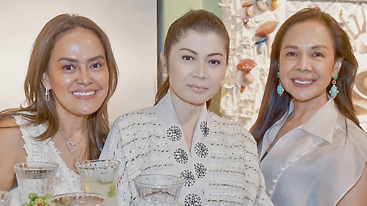 ARLENE Sutton, Ana Amigo and Bing Taojo.