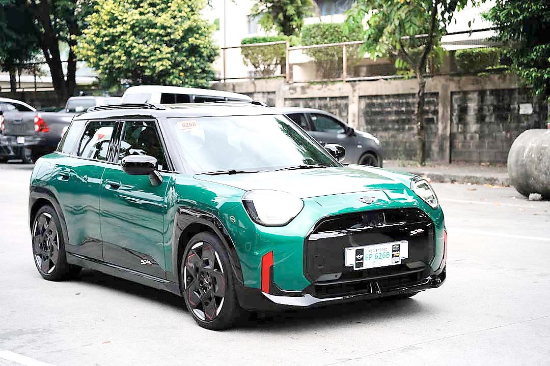 DRIVERS take the new MINI out for a spin during the Sound and Feel Test Drive station.