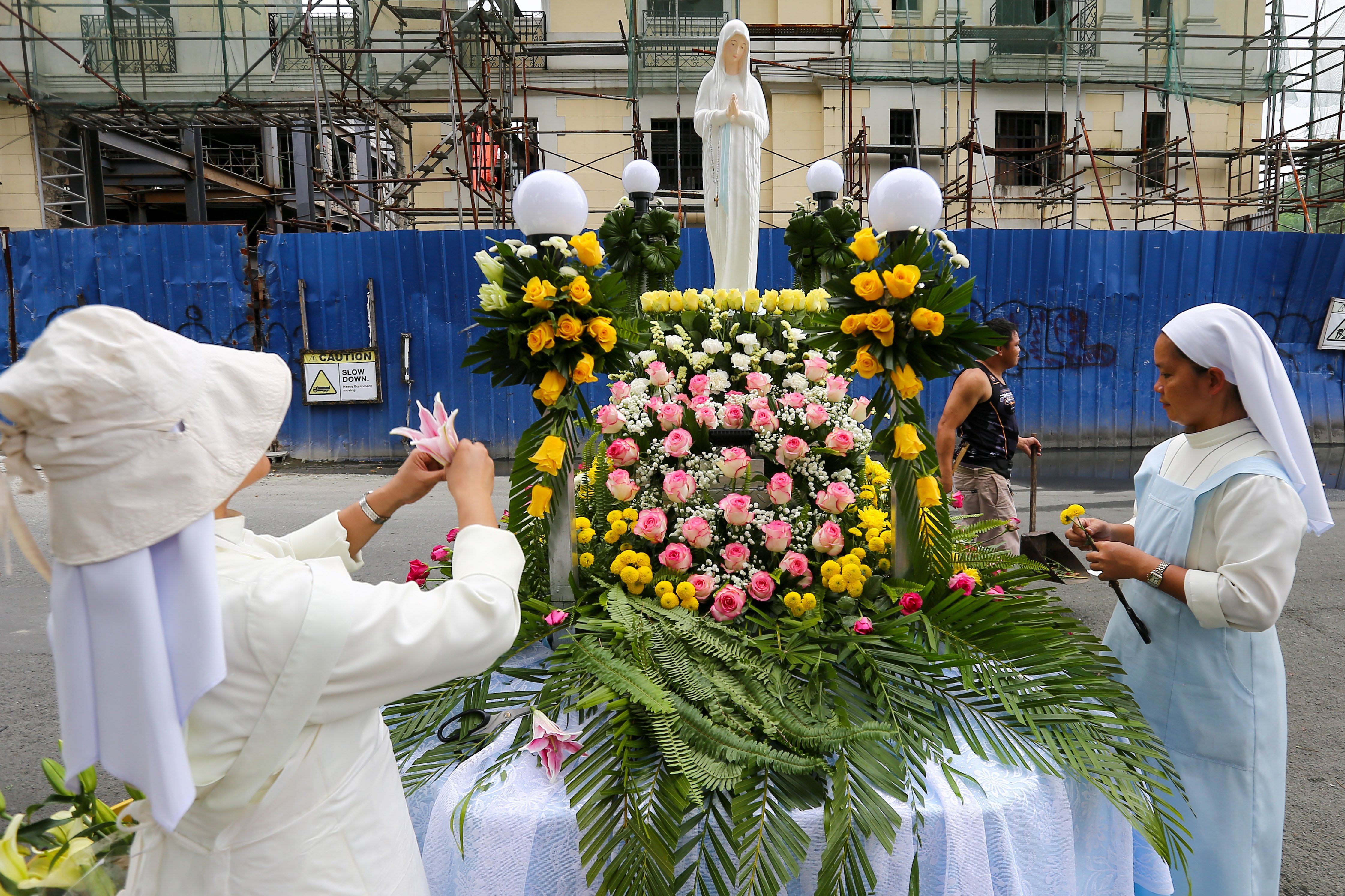 Sisters of Mary prepare Our Lady of Banneux