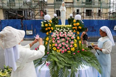 Sisters of Mary prepare Our Lady of Banneux