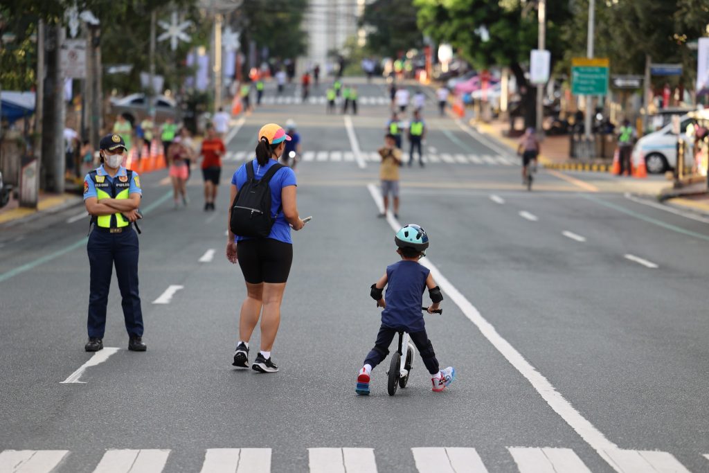 QCPD marks first anniversary of Tomas Morato Car-Free Sundays