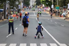 QCPD marks first anniversary of Tomas Morato Car-Free Sundays