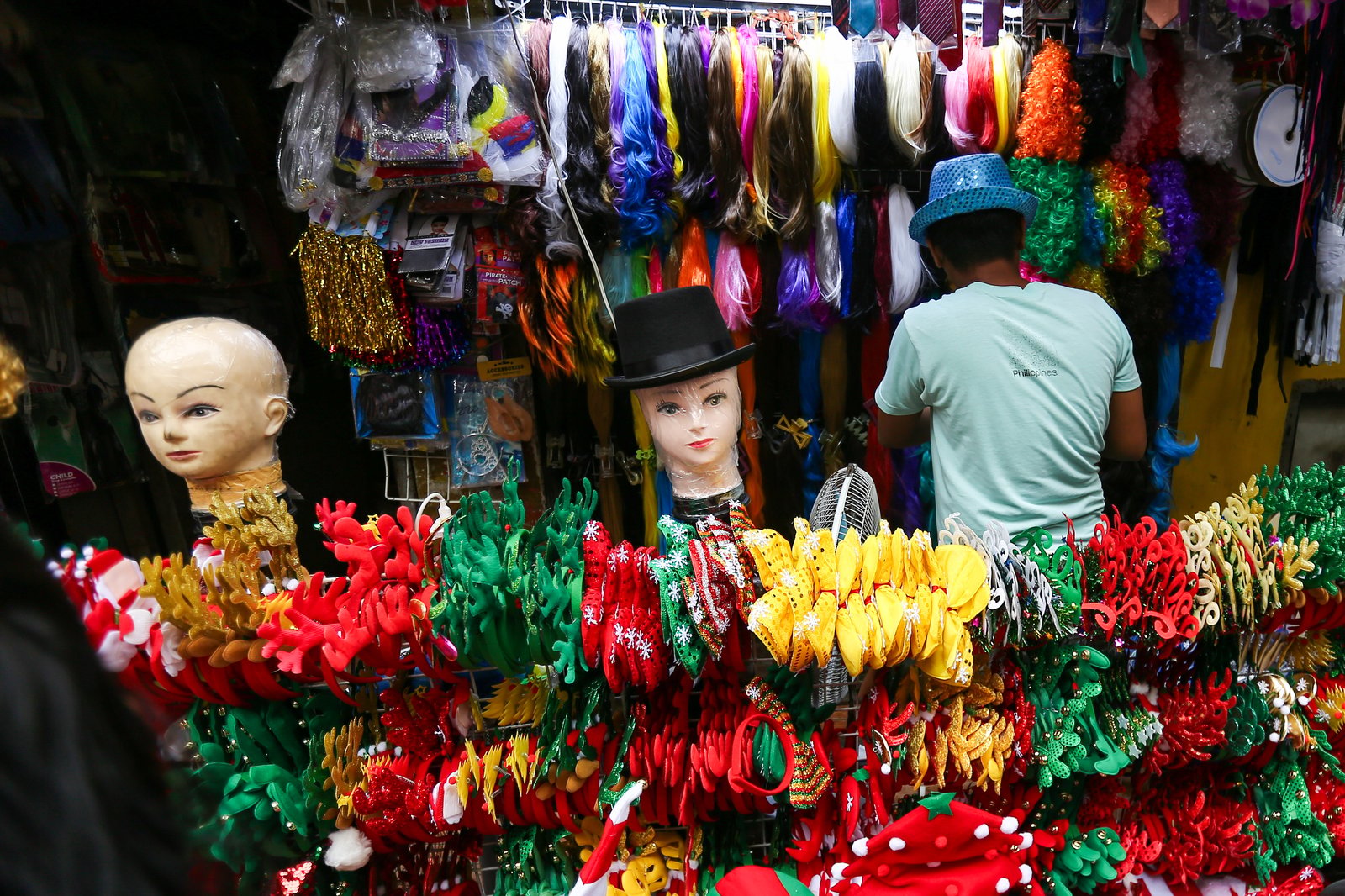 Shoppers flock to Divisoria in Manila on Sunday, 07 December 2025, as the holiday rush builds with Christmas fast approaching.