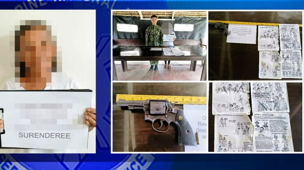 Rebel surrenders to authorities in Zambales