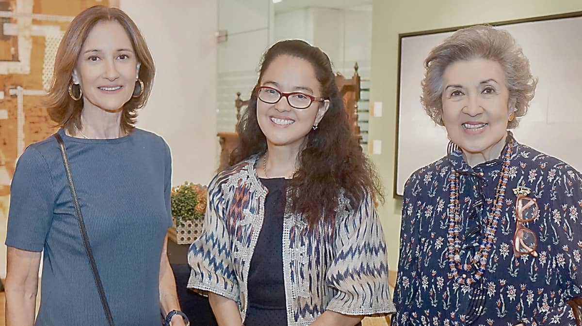 ANA Ugarte, Anne Marie Corominas and Maritess Pineda.