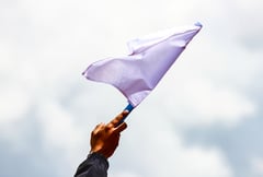 Zambales insurgent waves white flag