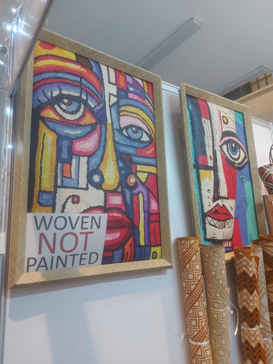 WOVEN art by Samar women.
