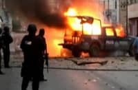 Car bomb explodes near Mexican police station