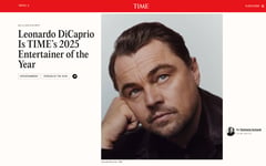 Another battle won: Time names DiCaprio as Entertainer of the Year