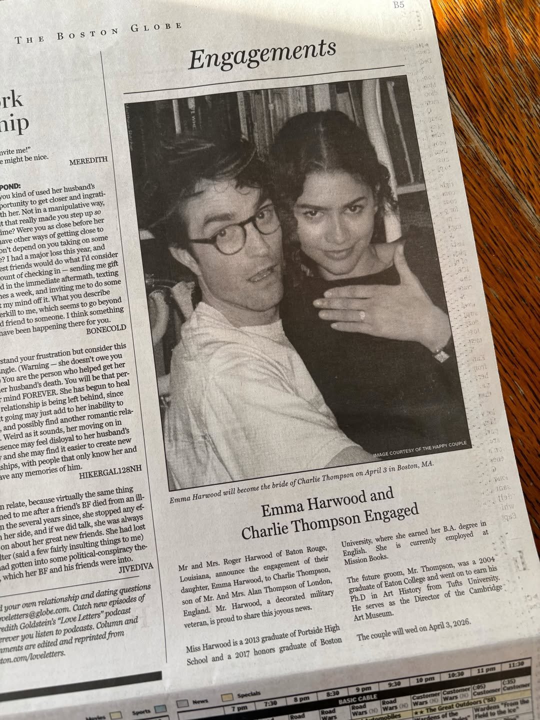 A playful engagement notice in The Boston Globe teases Robert Pattinson and Zendaya’s characters in A24’s The Drama, leaving fans doing a double take. — Instagram/ A24