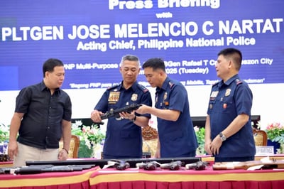 PNP seeks community help in recovering loose firearms