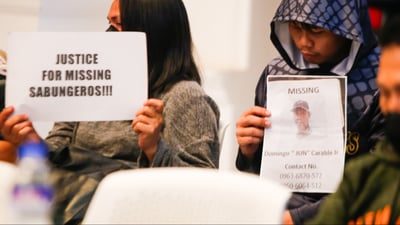 Families of missing sabungeros urged to report intimidation attempts