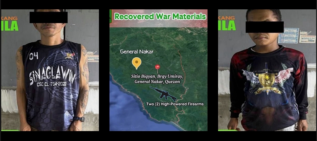 2 insurgent leaders surrender, weapons seized in Aurora ops
