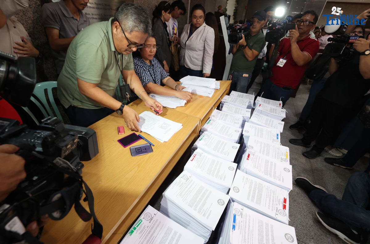 Religious groups file a complaint affidavit before the Office of the Ombudsman on Friday, December 12, 2025, against Vice President Sara Duterte and 15 officials from the Office of the Vice President and the Department of Education, alleging the diversion, misuse, and concealment of P612.5 million in confidential funds through coordinated schemes across both agencies.