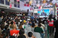 AUDIENCES filled the venue during the program that featured Tamaraw owners and a live appearance from Coco Martin.