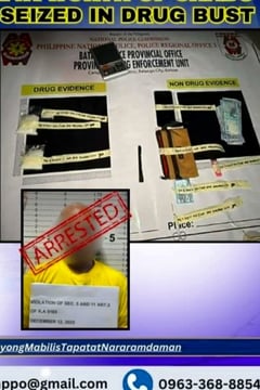 P714k drugs seized in Balanga City