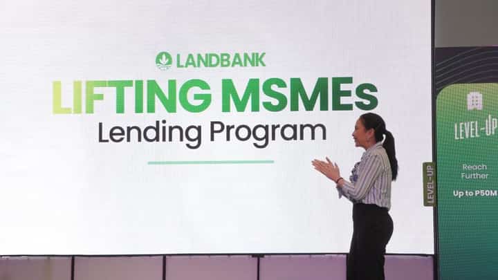 DEPARTMENT of Trade and Industry Secretary Ma. Cristina Aldeguer-Roque applauds the launch of the Lifting MSMEs Lending Program, a collaboration between DTI and Land Bank of the Philippines aimed at expanding access to finance for micro, small and medium enterprises.