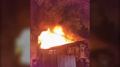 Separate blazes raze metro residential areas