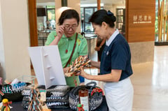 Tzu Chi bazaar, baking helping build a hospital