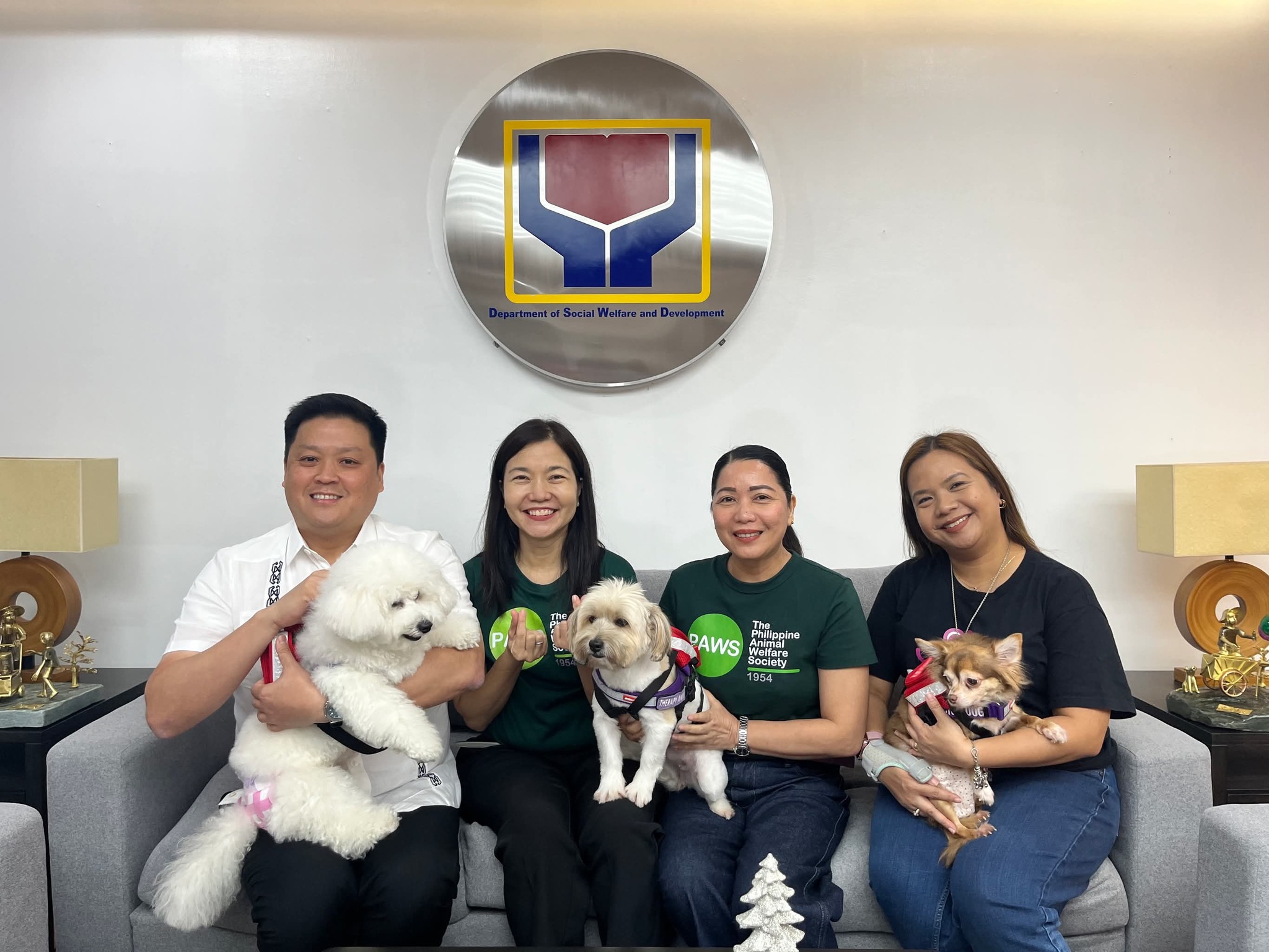 DSWD highlights 'Angel Pets' therapy dogs, pledges support for animal welfare